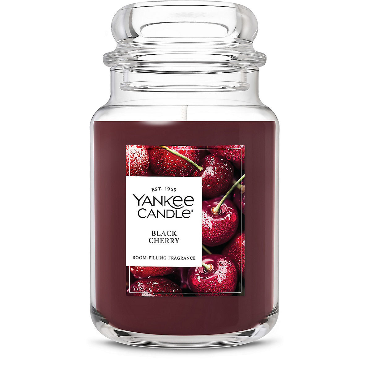 Black Cherry Original Large Jar Candle - US 17482