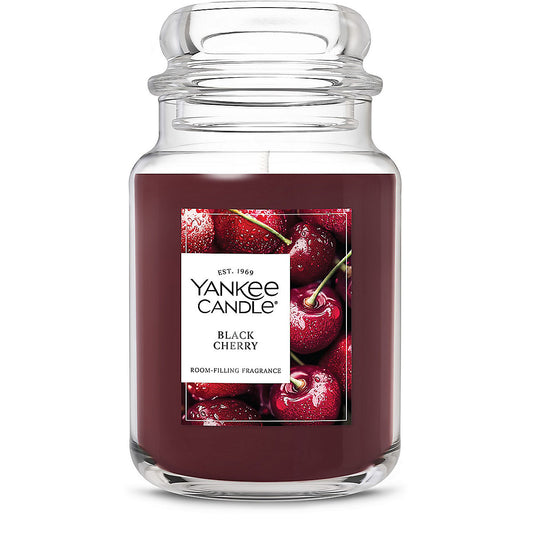 Black Cherry Original Large Jar Candle - US 17482