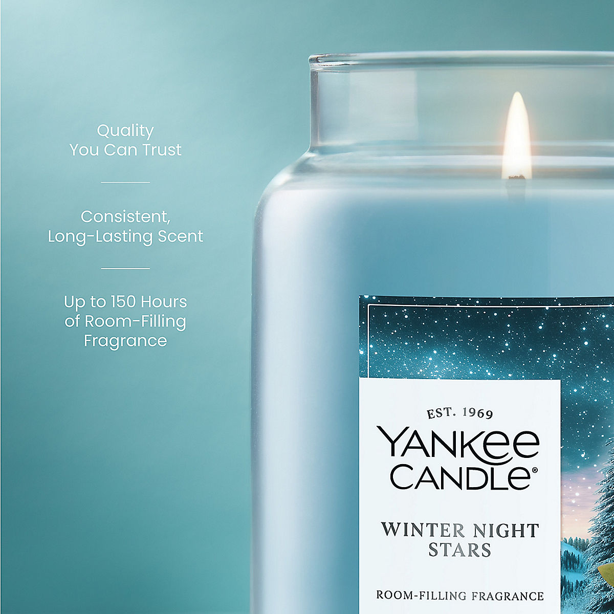 Winter Night Stars Original Large Jar Candle - US 30140