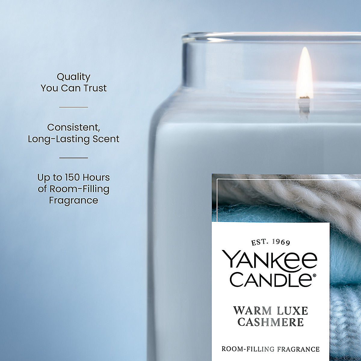 Warm Luxe Cashmere Original Large Jar Candle - US 95050