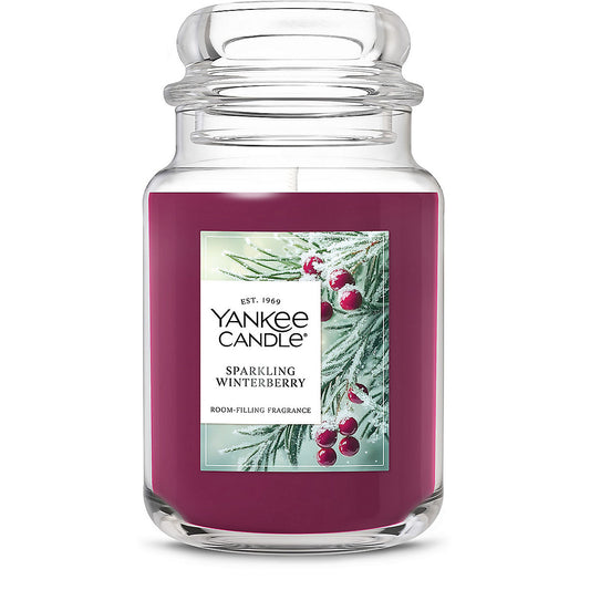 Sparkling Winterberry Original Large Jar Candle - US 66339