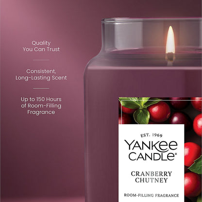 Cranberry Chutney Original Large Jar Candle - US 82922