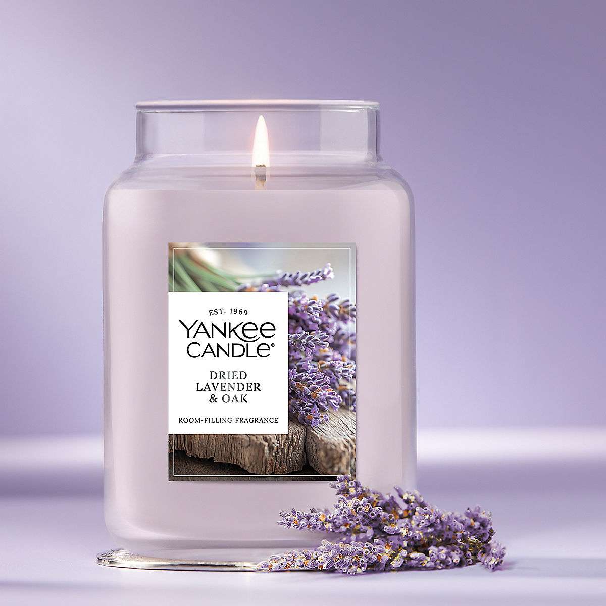 Dried Lavender & Oak Original Large Jar Candle - US 72852