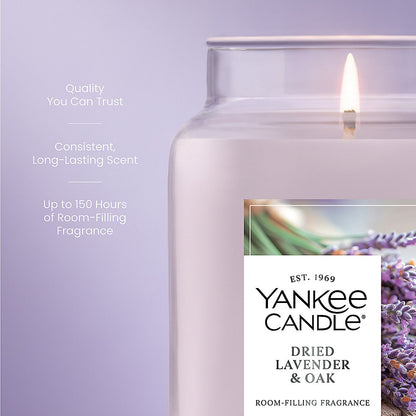 Dried Lavender & Oak Original Large Jar Candle - US 72852
