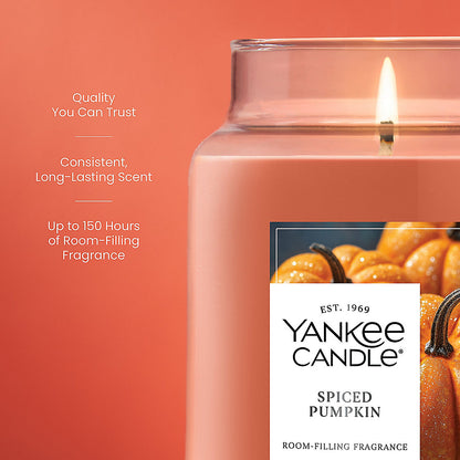 Spiced Pumpkin Original Large Jar Candle - US 81655