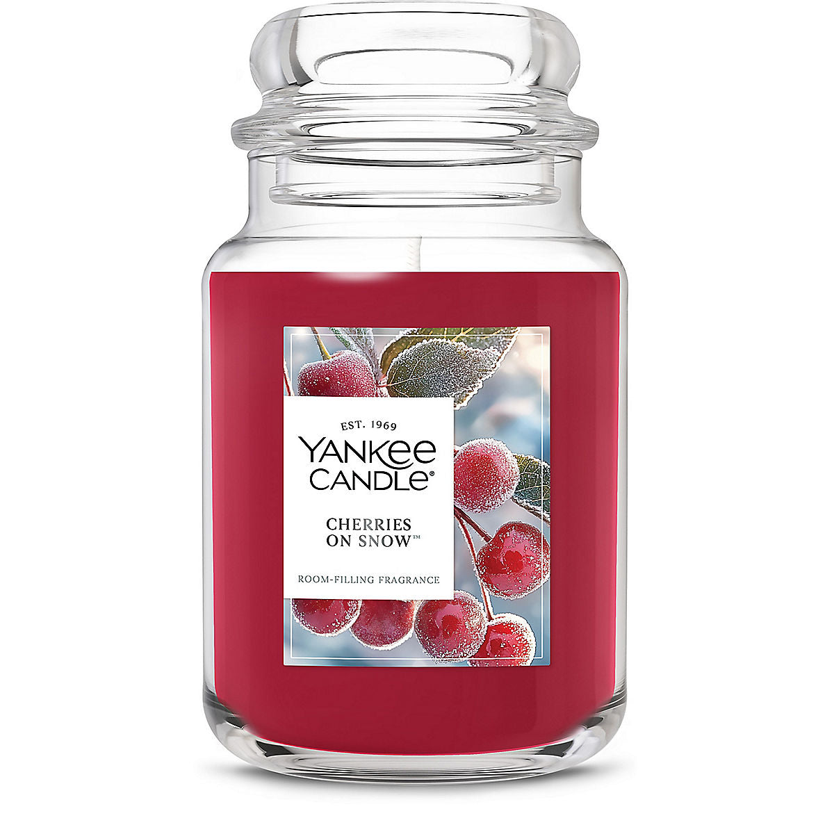 Cherries On Snow™ Original Large Jar Candle - US 25593