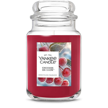 Cherries On Snow™ Original Large Jar Candle - US 25593