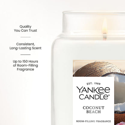 Coconut Beach Original Large Jar Candle - US 43257