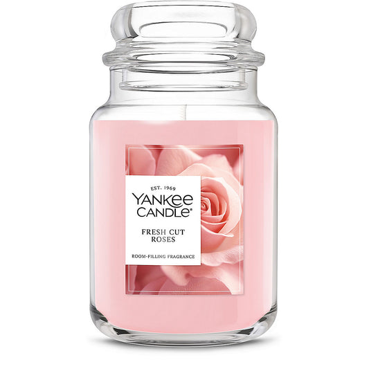 Fresh Cut Roses Original Large Jar Candle - US 48249