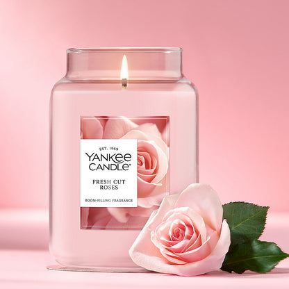 Fresh Cut Roses Original Large Jar Candle - US 48249