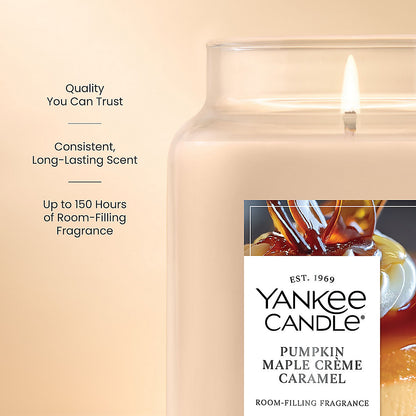 Pumpkin Maple Crème Caramel Original Large Jar Candle - US 80278