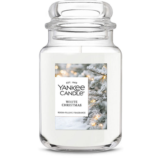 White Christmas Original Large Jar Candle - US 44486