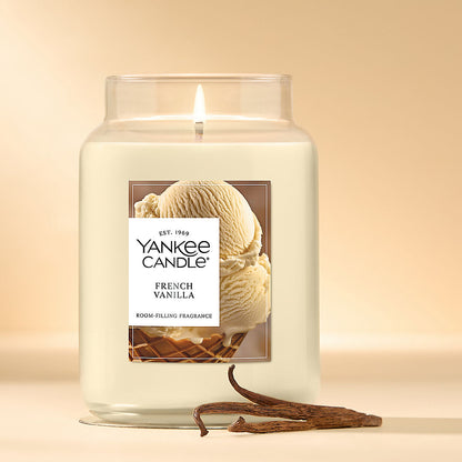 French Vanilla Original Large Jar Candle - US 08711
