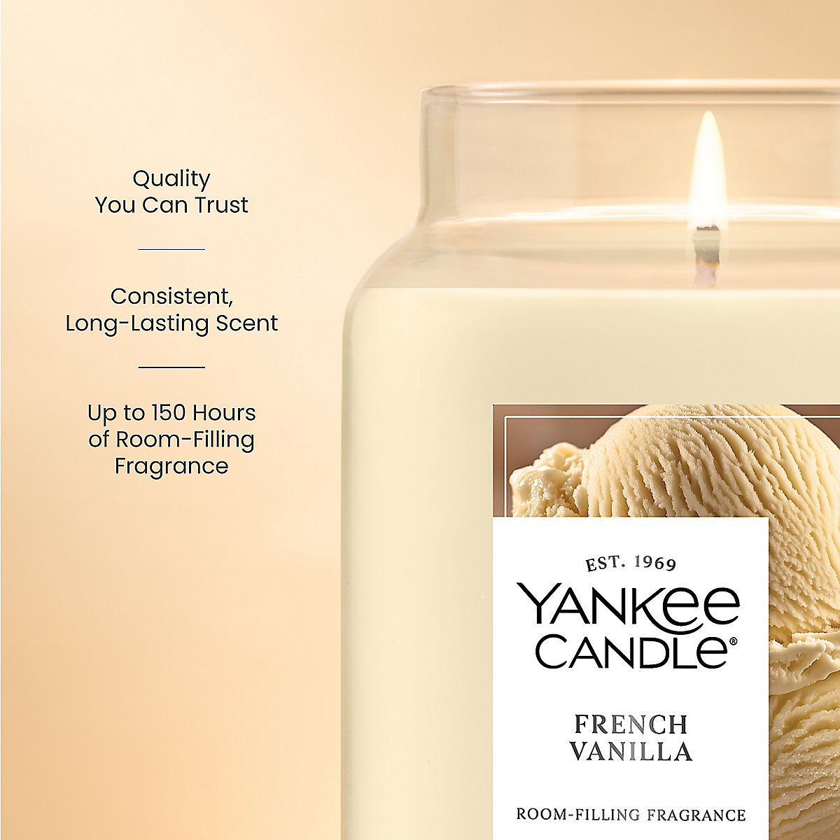 French Vanilla Original Large Jar Candle - US 08711