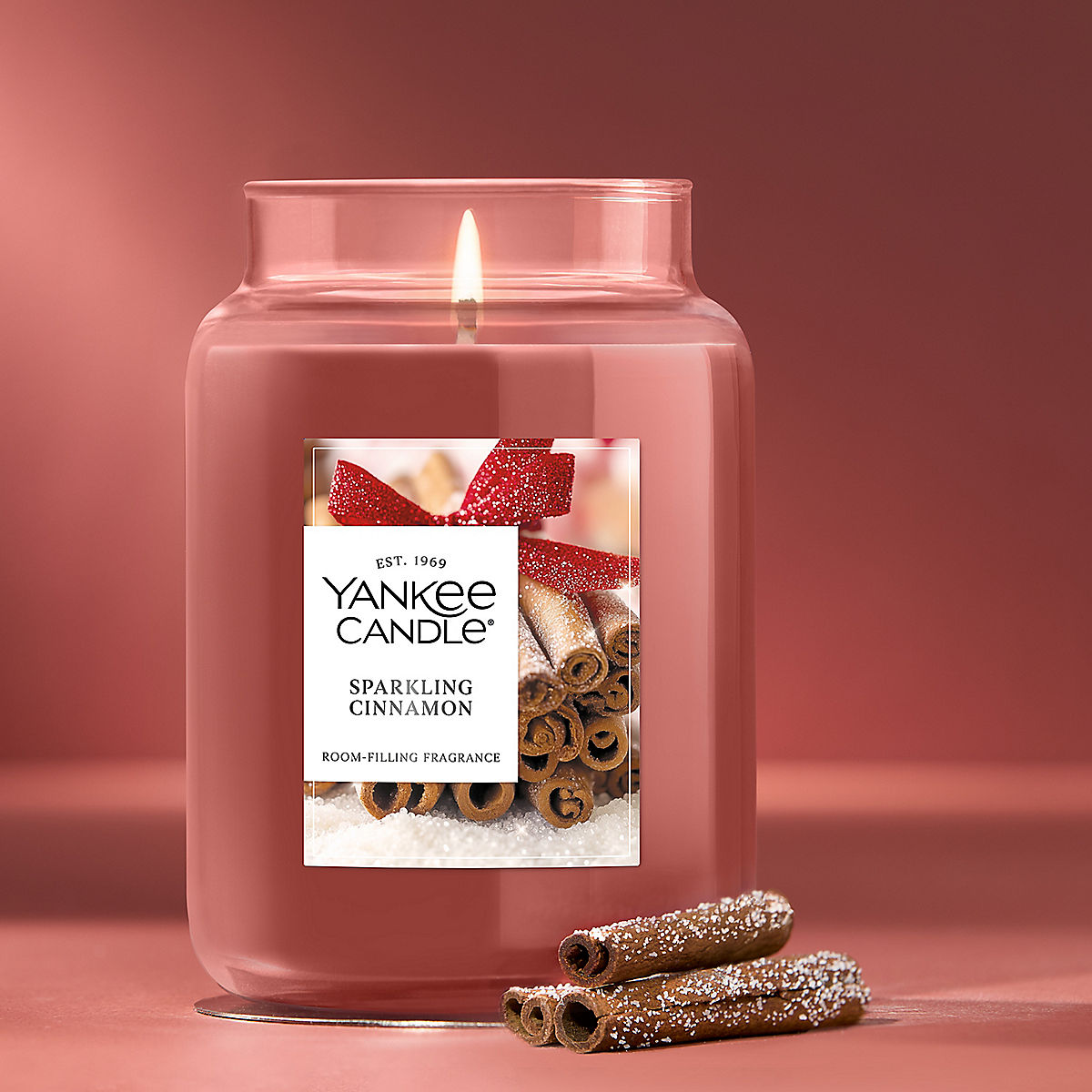 Sparkling Cinnamon Original Large Jar Candle - US 19148