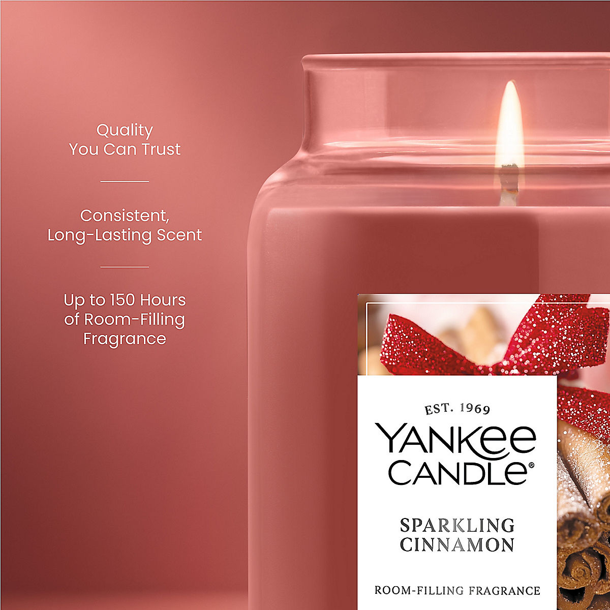 Sparkling Cinnamon Original Large Jar Candle - US 19148