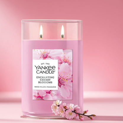 Enchanting Cherry Blossoms Large Tumbler Candle - US 20239