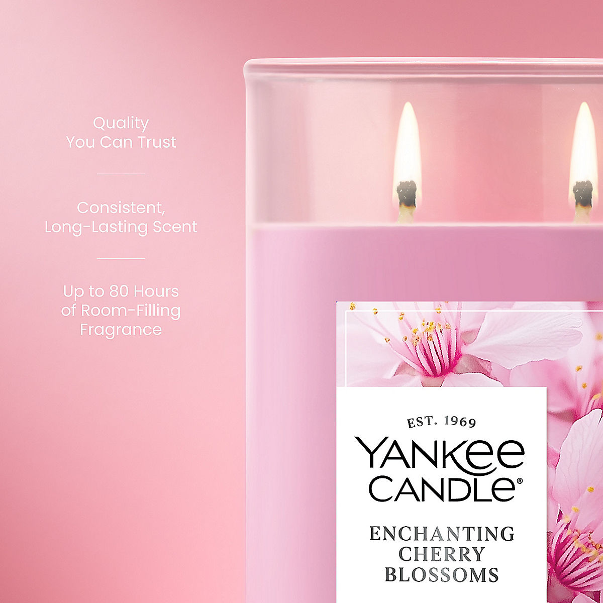 Enchanting Cherry Blossoms Large Tumbler Candle - US 20239