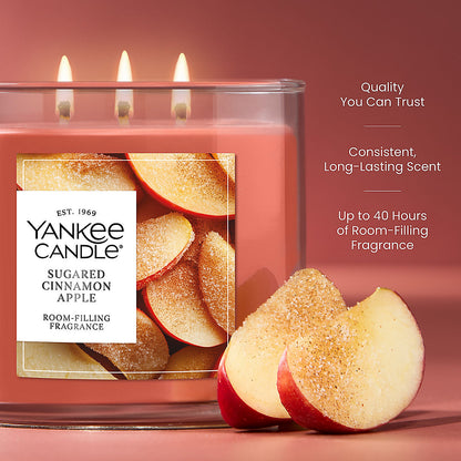 Sugared Cinnamon Apple 3-Wick Candle - US 75636