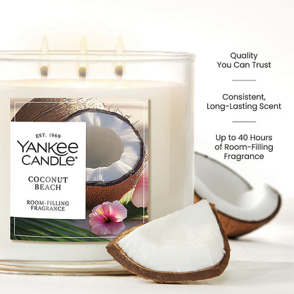 Coconut Beach 3-Wick Candle - US 45184