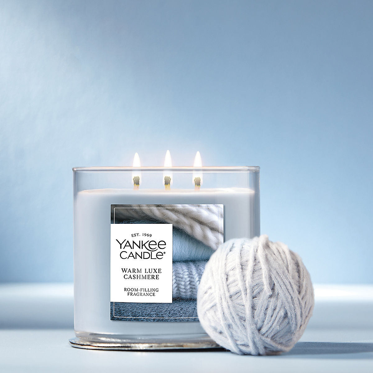 Warm Luxe Cashmere 3-Wick Candle - US 70069