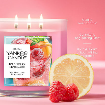 Iced Berry Lemonade 3-Wick Candle - US 19519