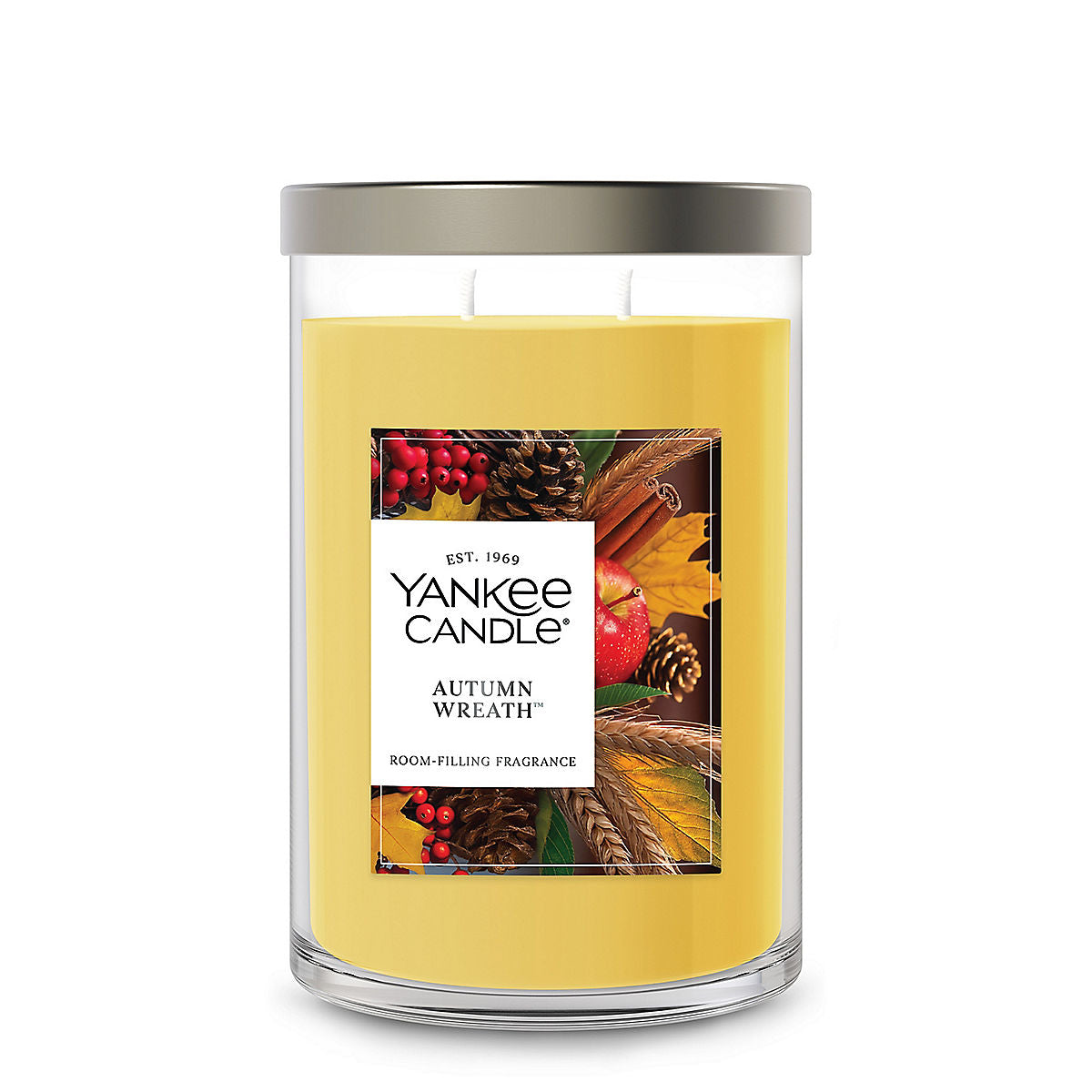 Autumn Wreath™ Large Tumbler Candle - US 69941