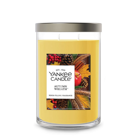 Autumn Wreath™ Large Tumbler Candle - US 69941