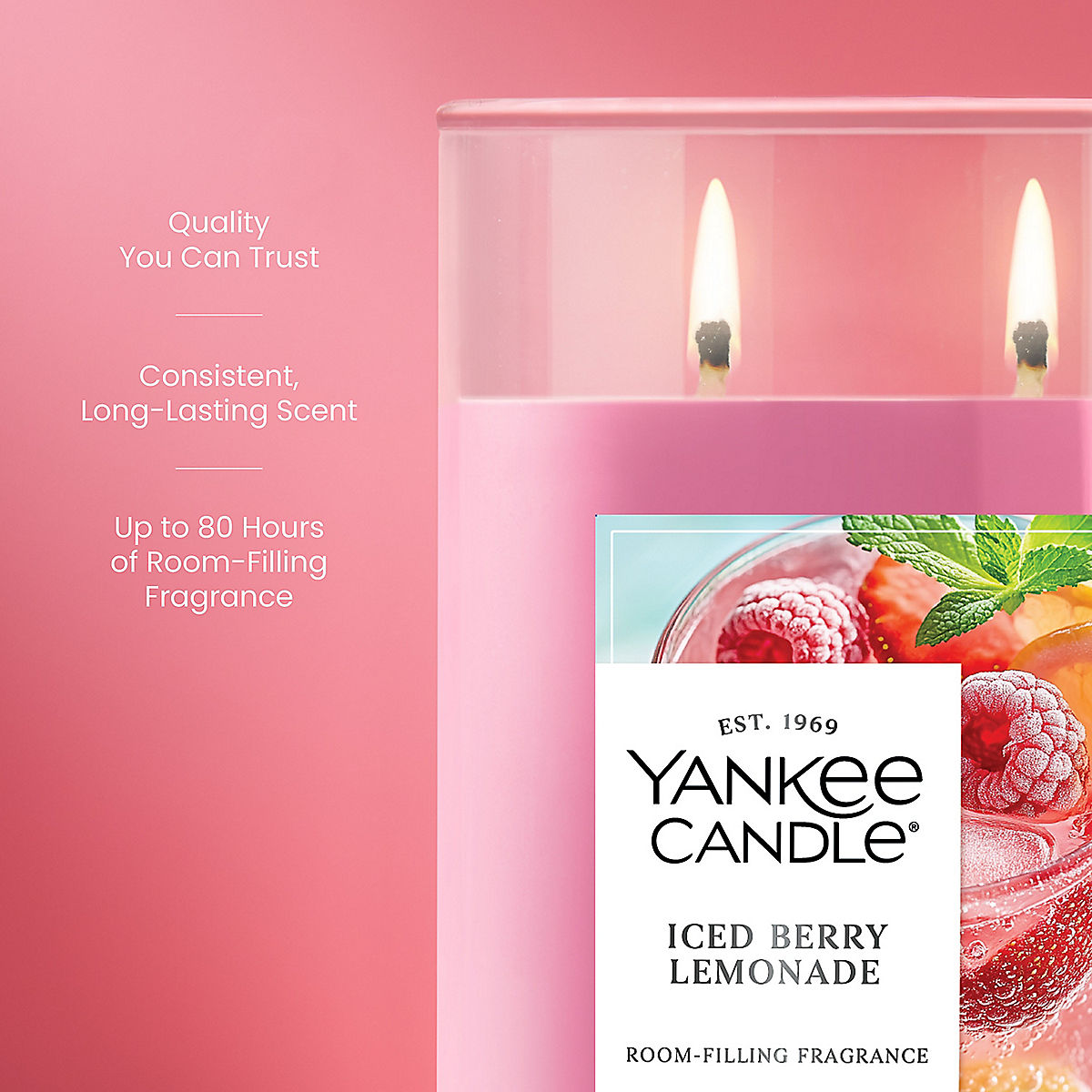 Iced Berry Lemonade Large Tumbler Candle - US 30343