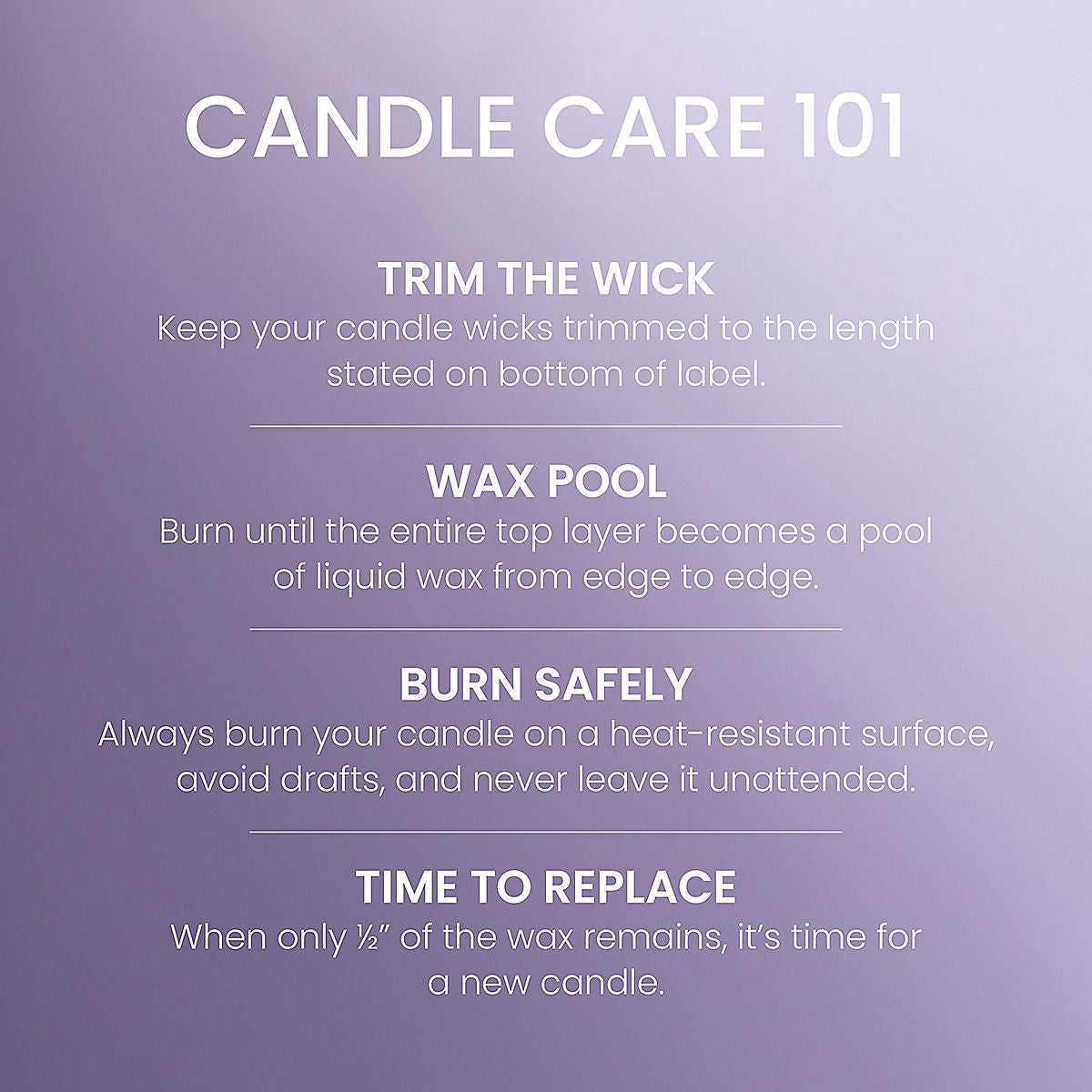 Lilac Blossoms 3-Wick Candle - US 13457