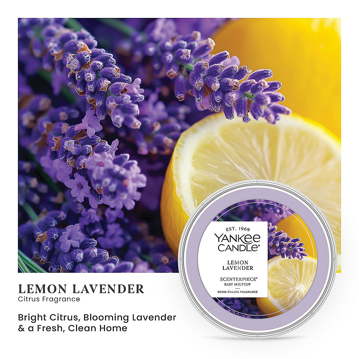 Lemon Lavender Scenterpiece® Easy MeltCup - US 94887
