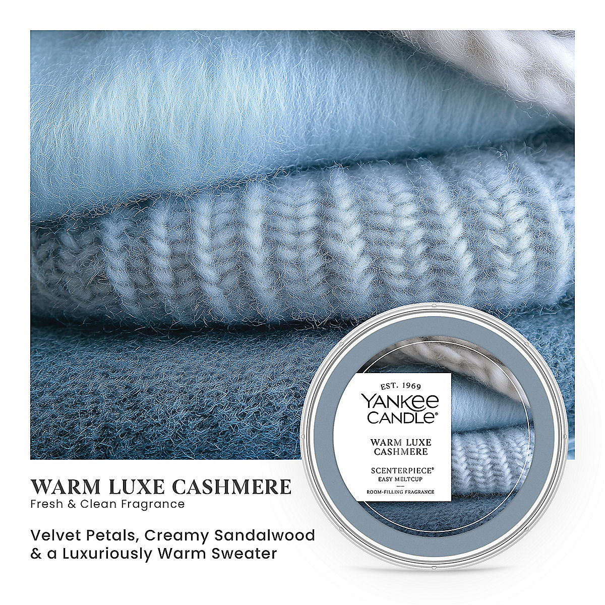 Warm Luxe Cashmere Scenterpiece® Easy MeltCup - US 38481