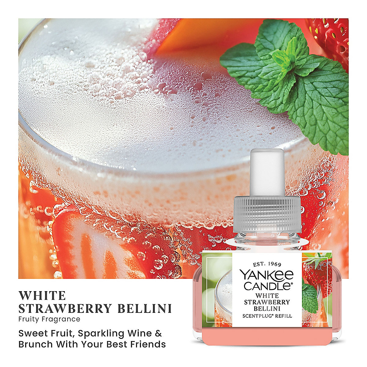 White Strawberry Bellini ScentPlug® Refill - US 71223