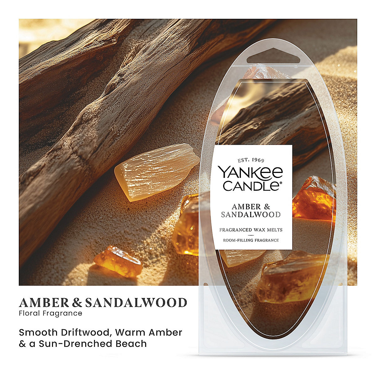 Amber & Sandalwood Wax Melts - US 59597