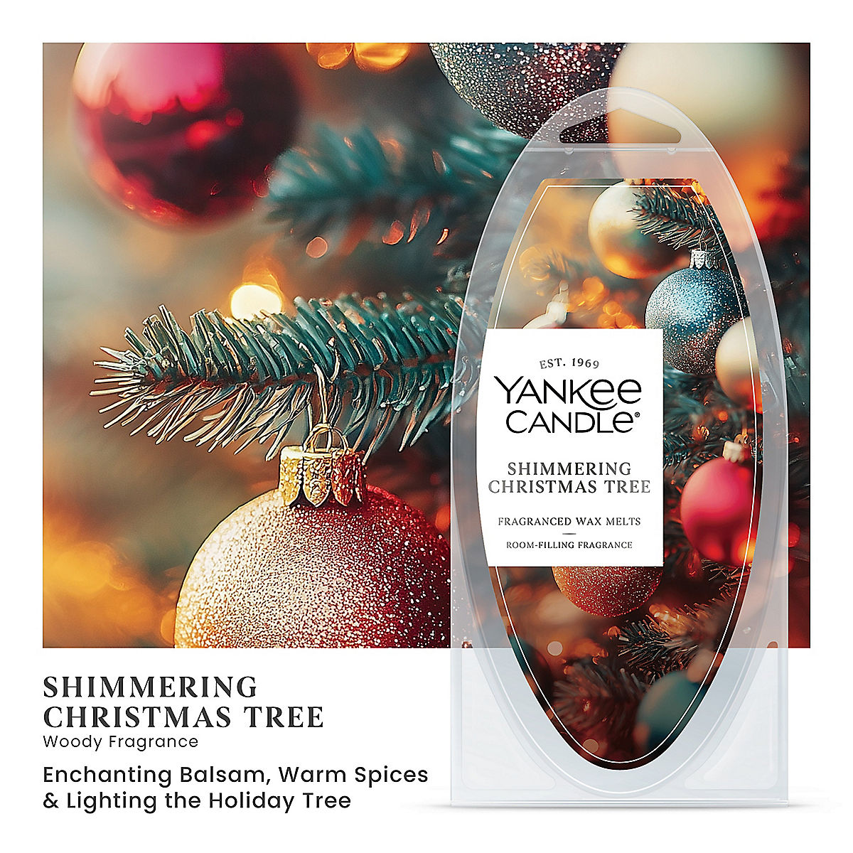 Shimmering Christmas Tree Wax Melts - US 47317