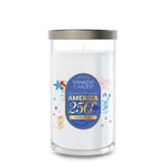 Denim Dreams Medium Pillar Candle - US 15485