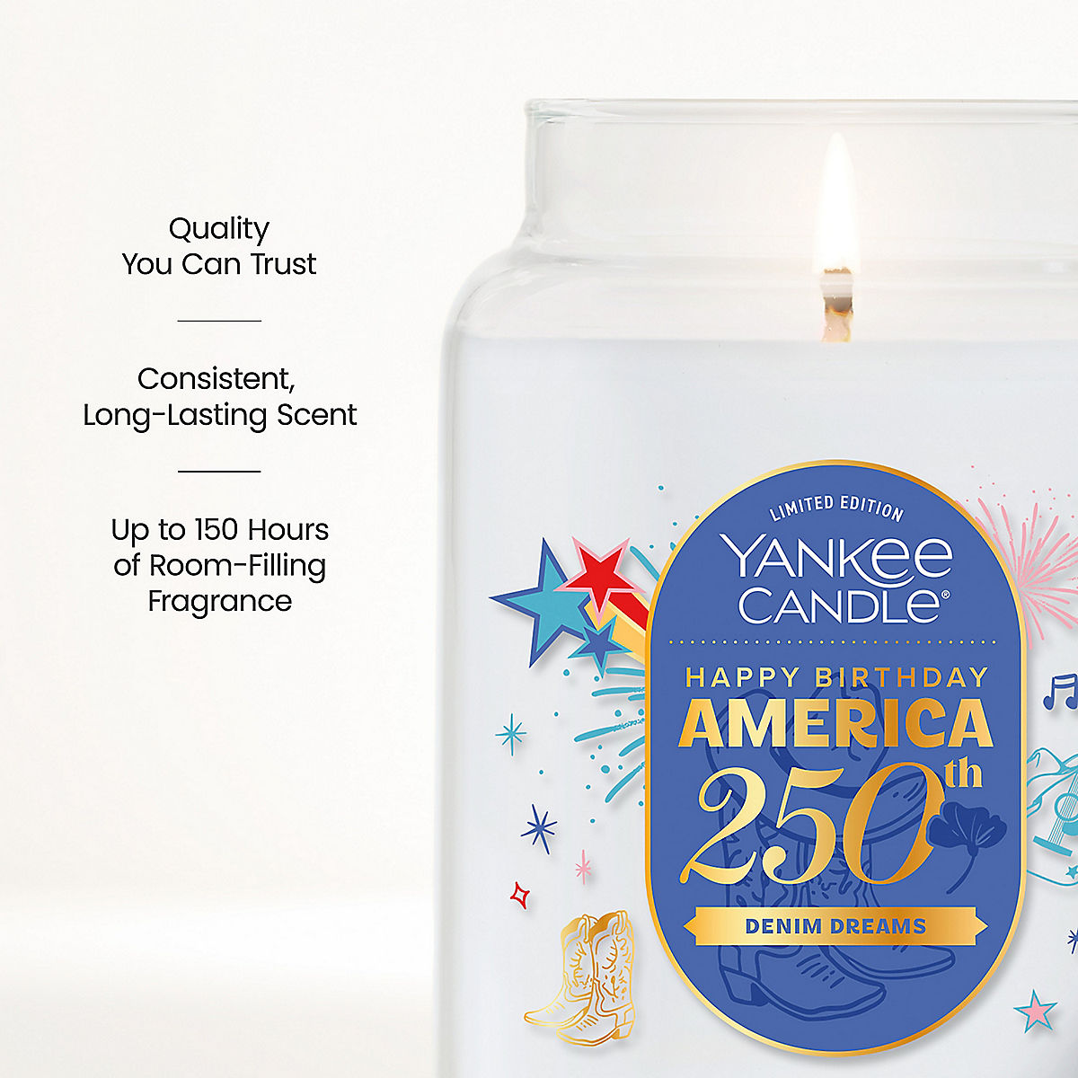 Denim Dreams Original Large Jar Candle - US 65597