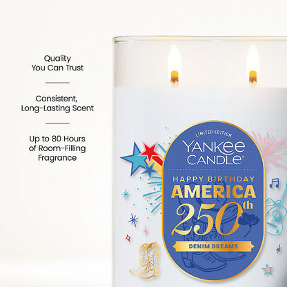 Denim Dreams Large Tumbler Candle - US 18479