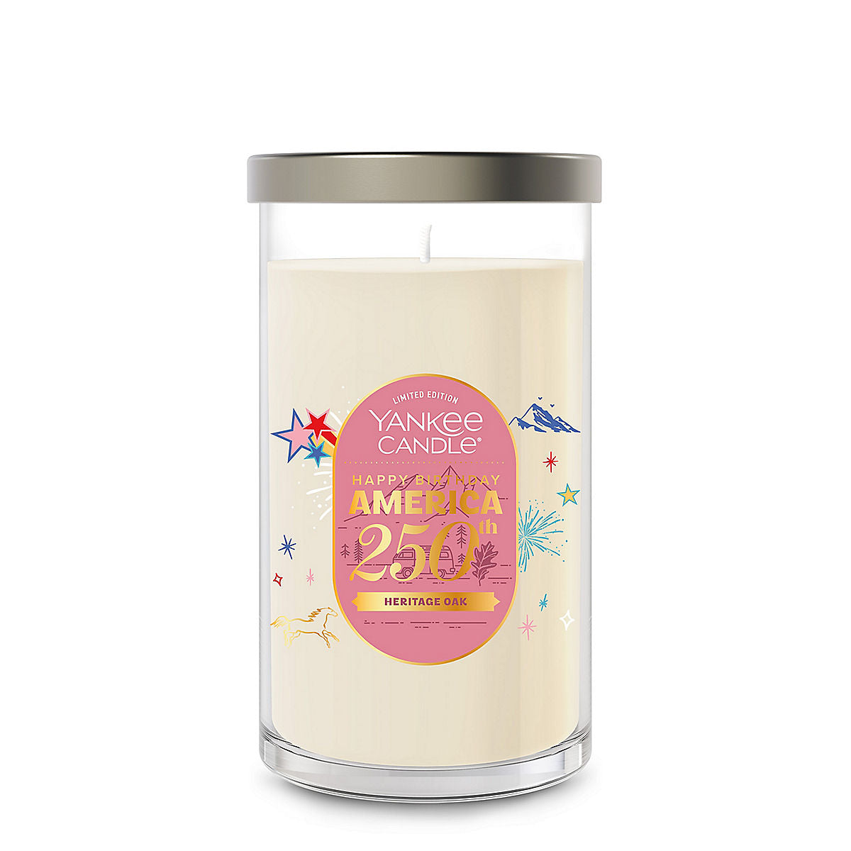 Heritage Oak Medium Pillar Candle - US 08264