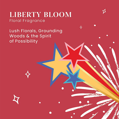 Liberty Bloom Medium Pillar Candle - US 93196