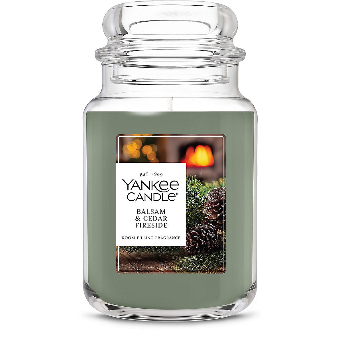 Balsam & Cedar Fireside Original Large Jar Candle - US 73598