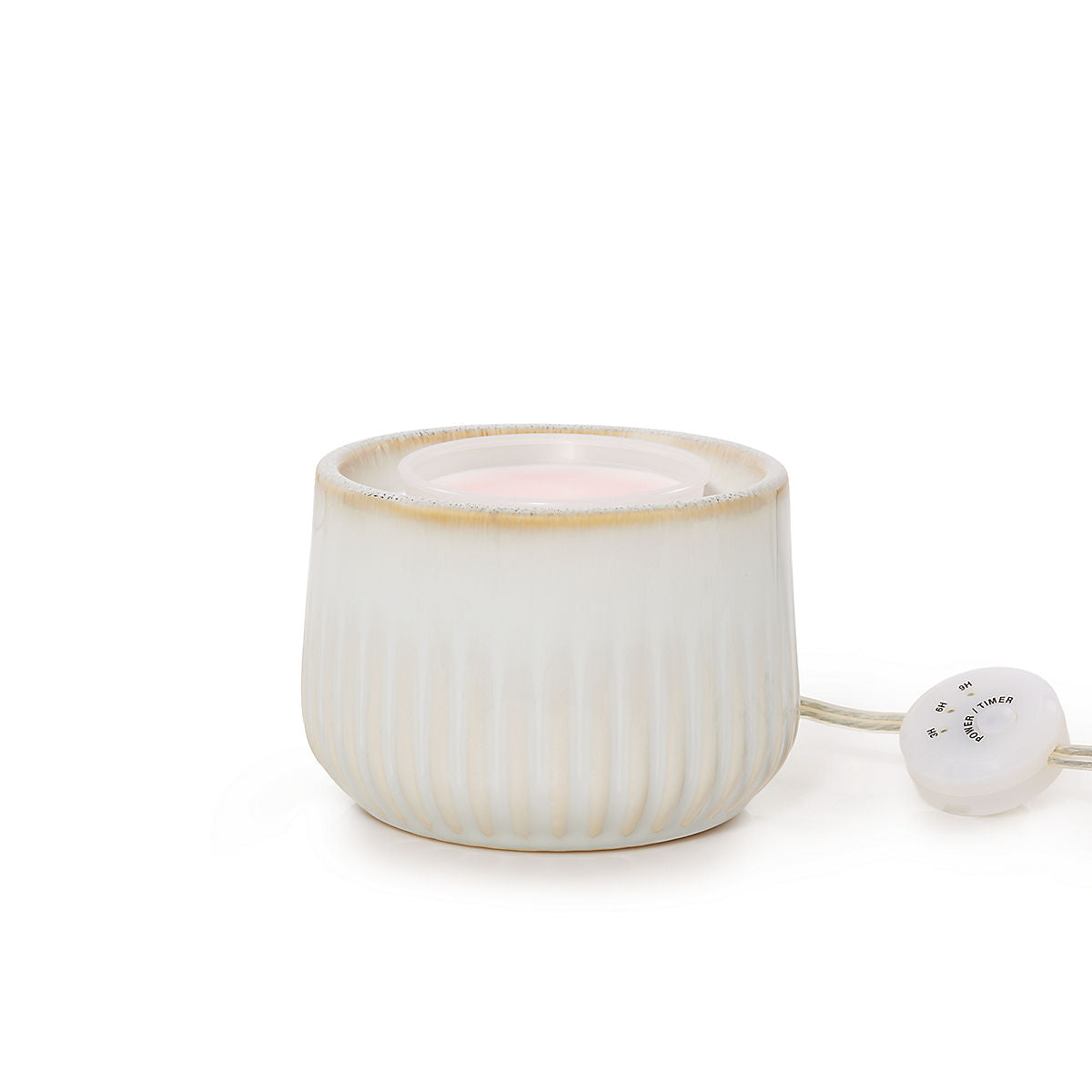 Ridged Ceramic Scenterpiece® MeltCup Warmer - US 42223