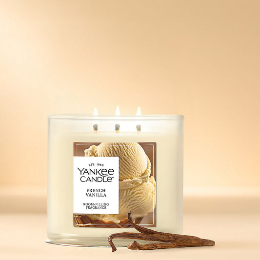 French Vanilla 3-Wick Candle - US 18622