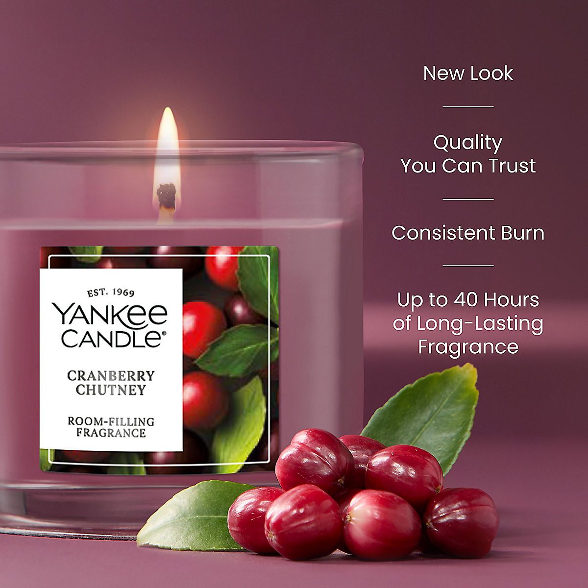 Cranberry Chutney Small Tumbler Candle - US 41064