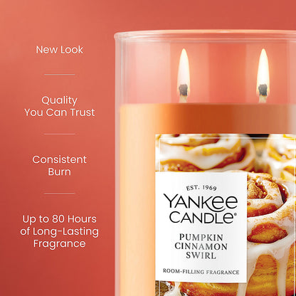Pumpkin Cinnamon Swirl Large Tumbler Candle - US 64196