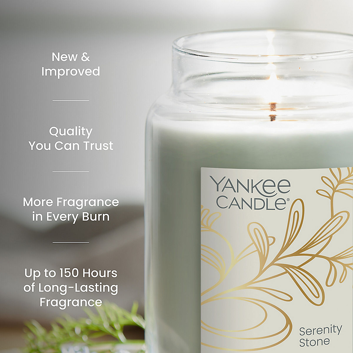 Serenity Stone Original Large Jar Candle - US 46433