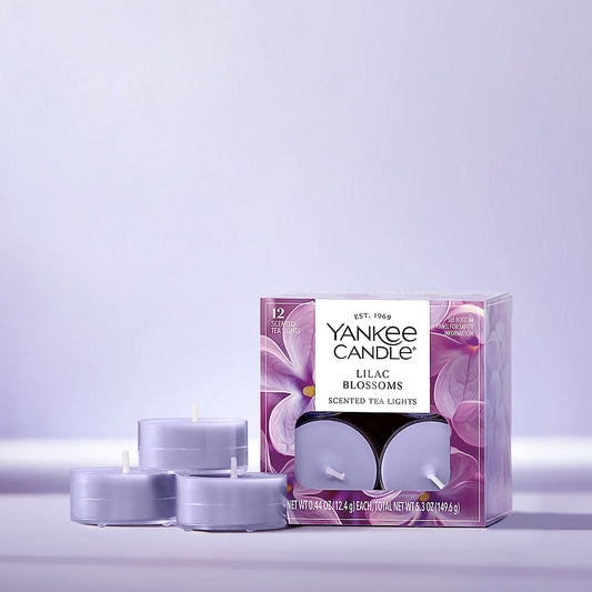 Lilac Blossoms Scented Tea Light Candles - US 67022