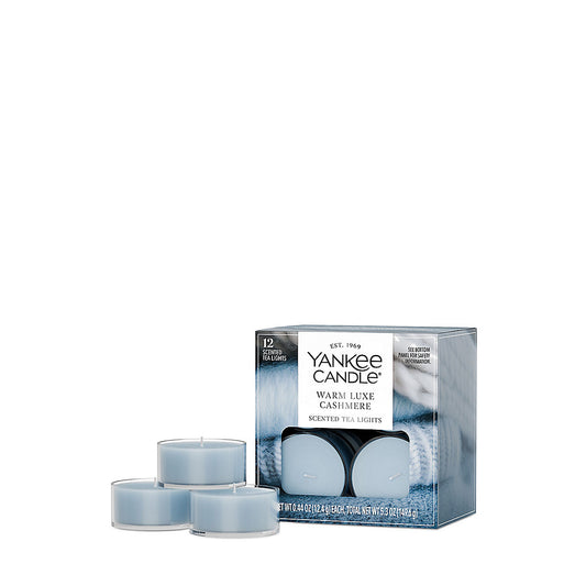 Warm Luxe Cashmere Scented Tea Light Candles - US 79617