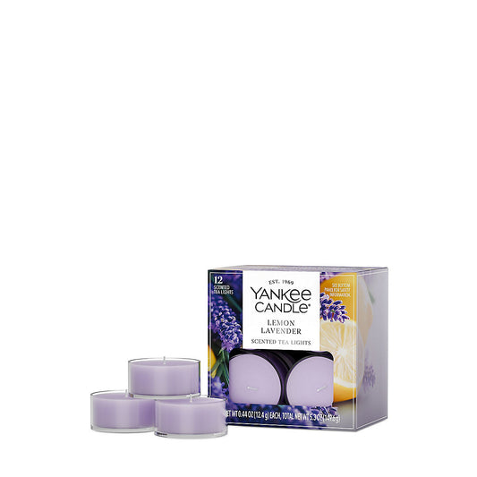 Lemon Lavender Scented Tea Light Candles - US 11761
