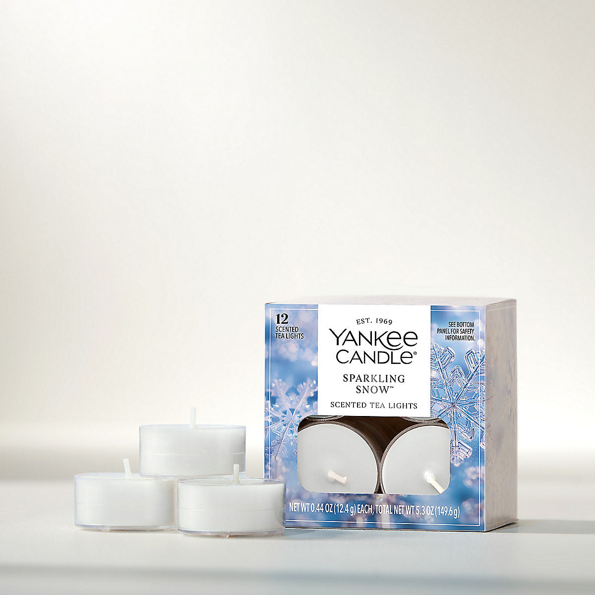 Sparkling Snow™ Scented Tea Light Candles - US 71655